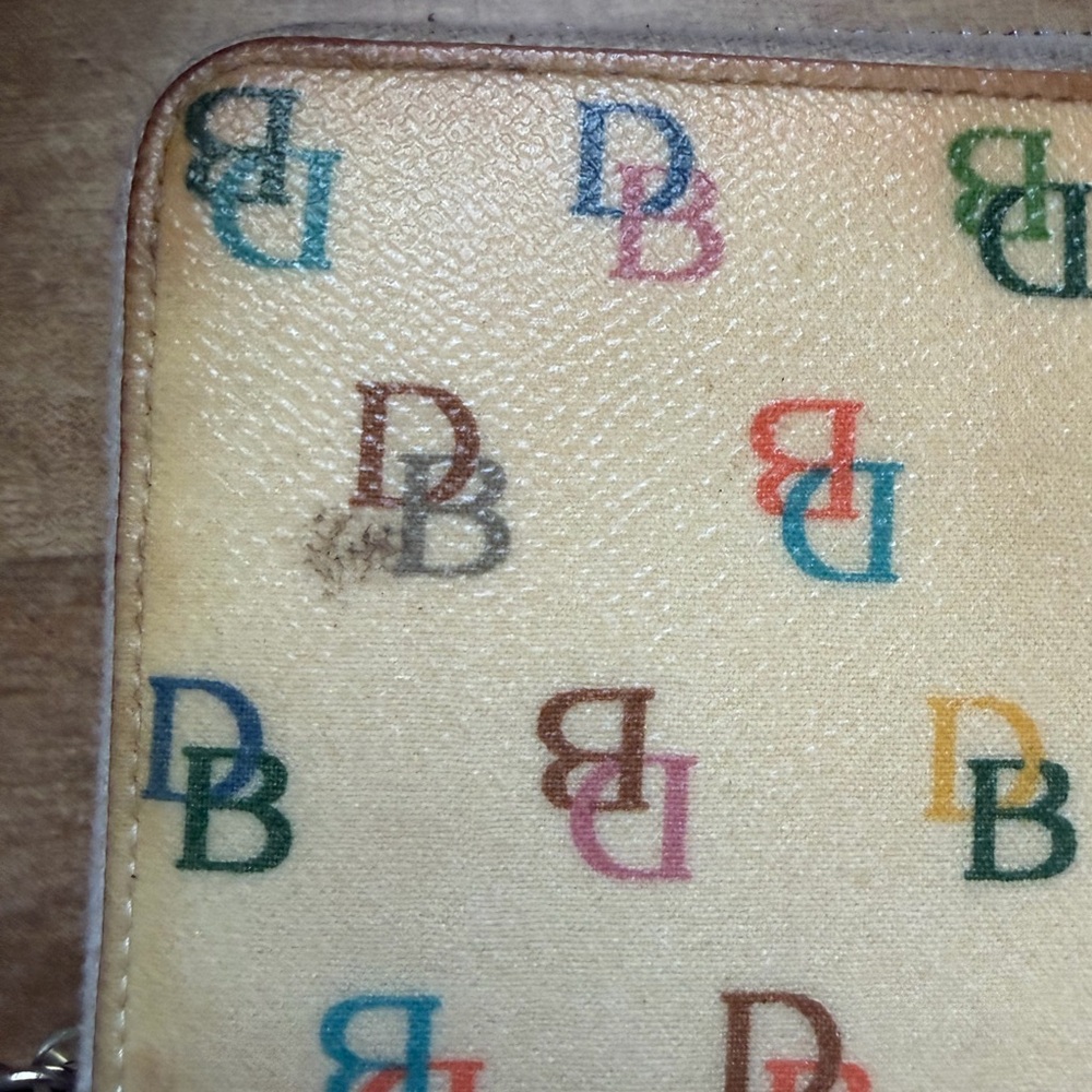 Dooney & Bourke Multicolor Logo Continental Wallet - Picture 7 of 8